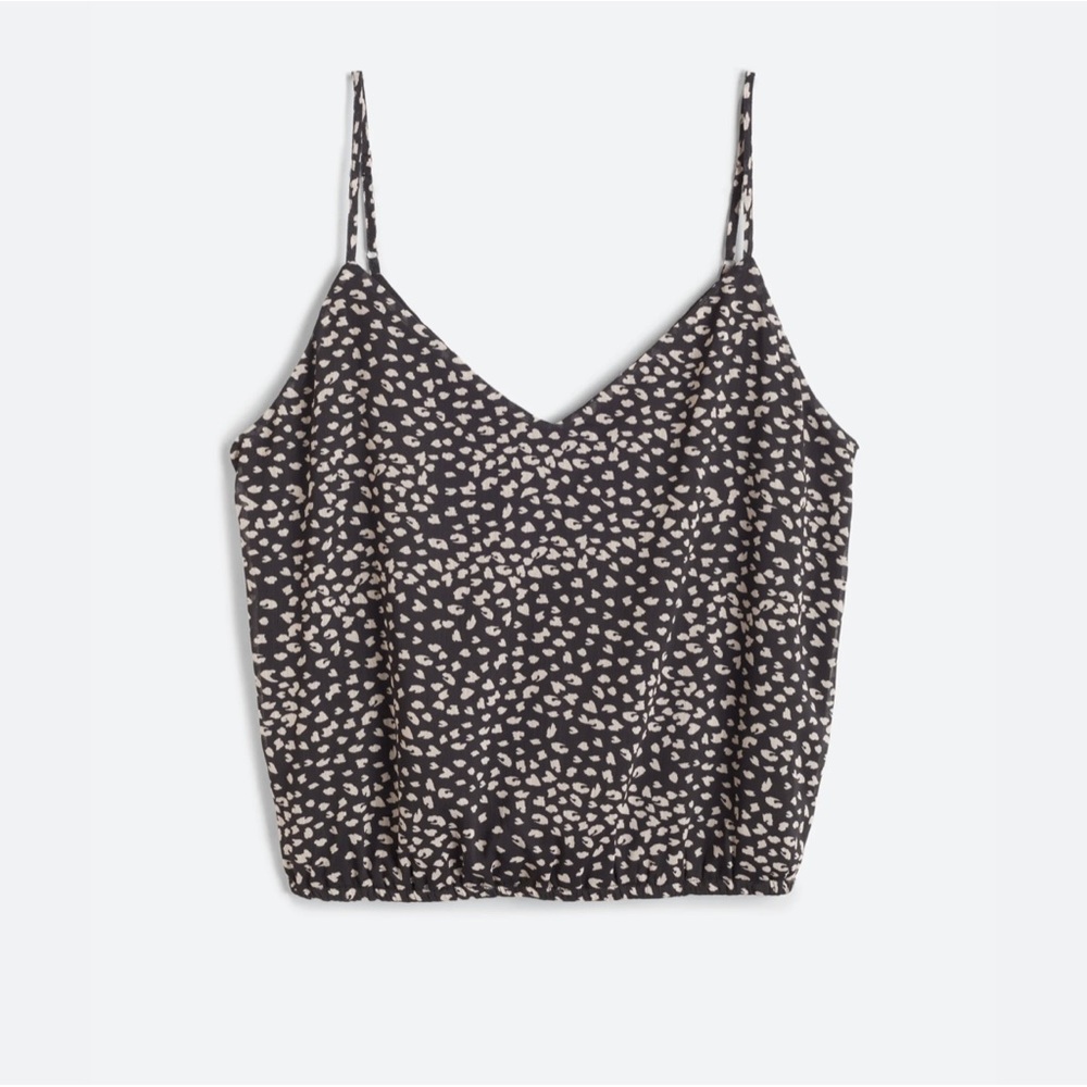 Nine Britton Animal Print Dana Cropped Cami